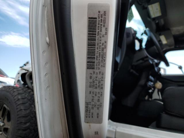 1C4AJWAG6GL219666 - 2016 JEEP WRANGLER S WHITE photo 10