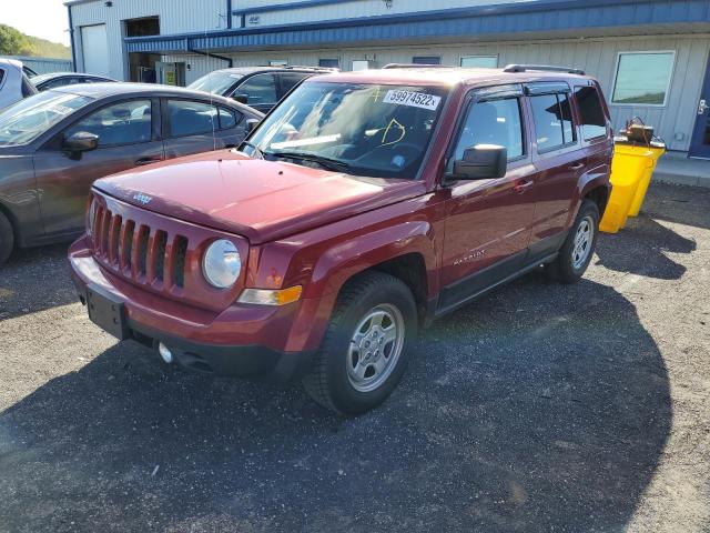 1C4NJPBB0CD605367 - 2012 JEEP PATRIOT MAROON photo 2