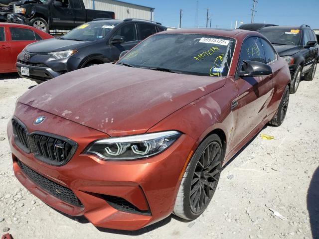 WBS2U7C08M7H17210 - 2021 BMW M2 COMPETI Pomarańczowy zdjęcie 2