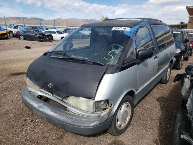 JT3AC22S1M0005952 - 1991 TOYOTA PREVIA LE SILVER photo 2