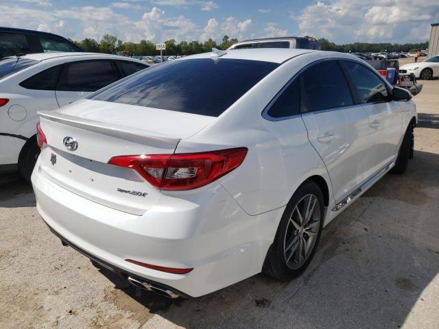 5NPE34AB5HH522562 - 2017 HYUNDAI SONATA SPO WHITE photo 4