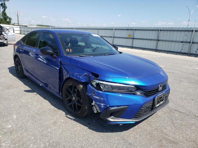 2HGFE2F50NH552029 - 2022 HONDA CIVIC SPOR BLUE photo 1