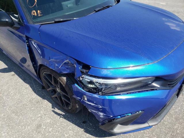2HGFE2F50NH552029 - 2022 HONDA CIVIC SPOR BLUE photo 9