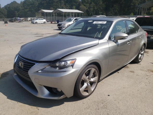 JTHBE1D20E5012962 - 2014 LEXUS IS 350 GRAY photo 2