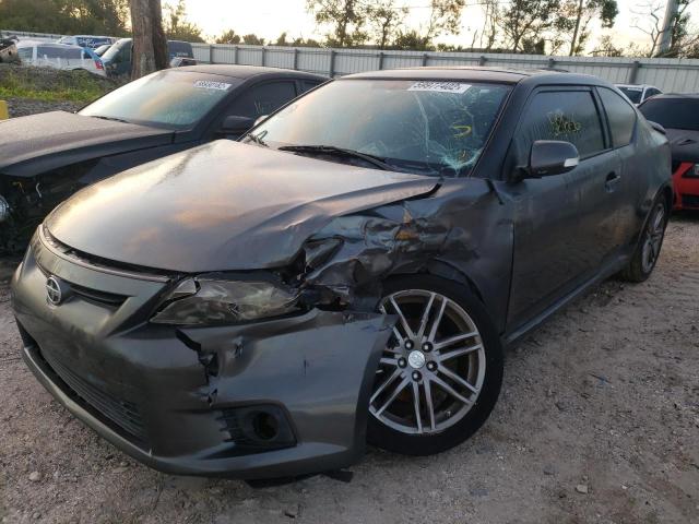 JTKJF5C72C3041394 - 2012 TOYOTA SCION TC ნაცრისფერი ფოტო 2