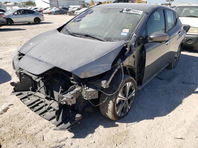 1N4AZ1CV1MC551295 - 2021 NISSAN LEAF SV GRAY photo 2