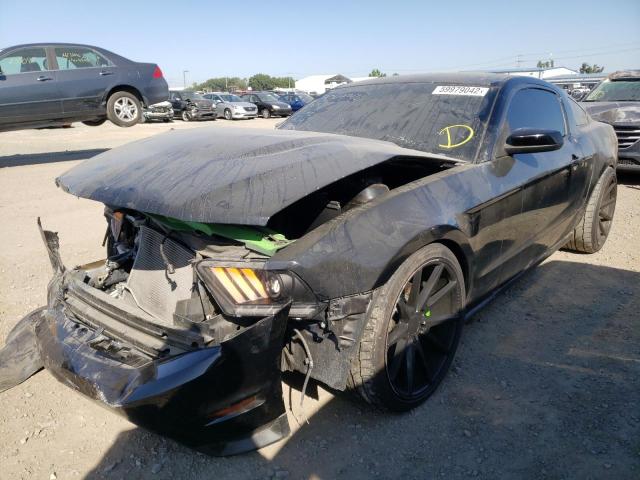 1ZVBP8CH9A5157936 - 2010 FORD MUSTANG GT BLACK photo 2