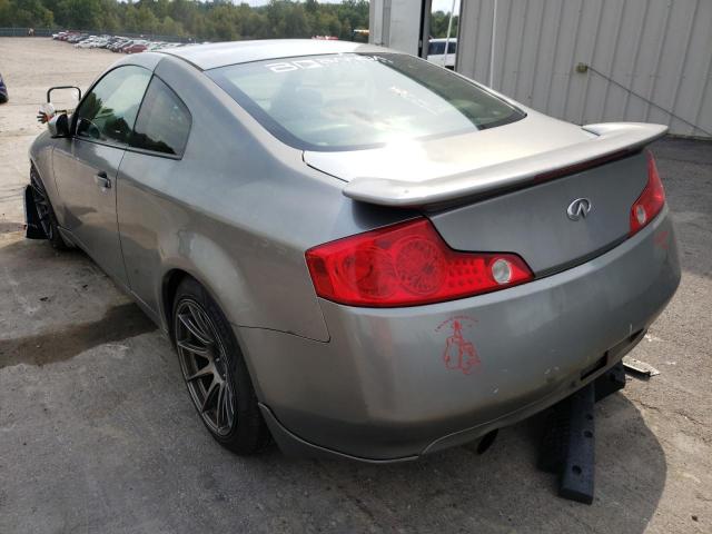 JNKCV54E15M402867 - 2005 INFINITI G35 GRAY photo 3