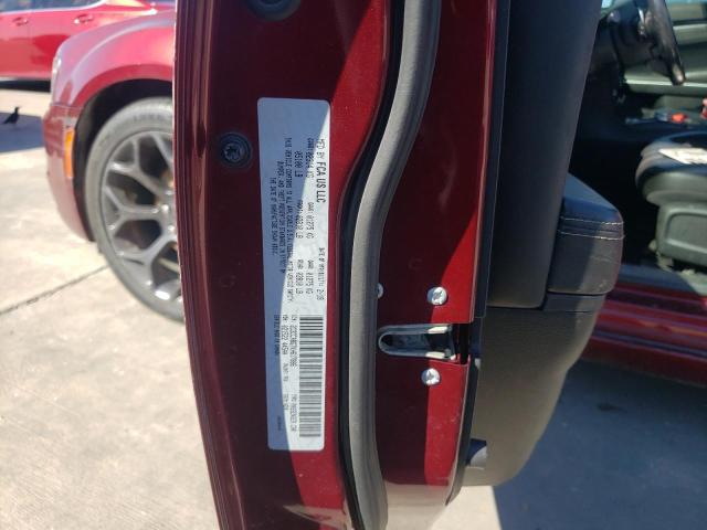 2C3CCABG7KH617886 - 2019 CHRYSLER 300 S BURGUNDY photo 10