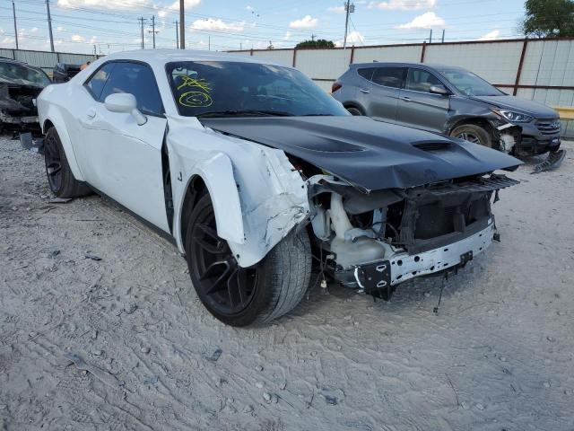 2C3CDZFJ3MH619395 - 2021 DODGE CHALLENGER WHITE photo 1