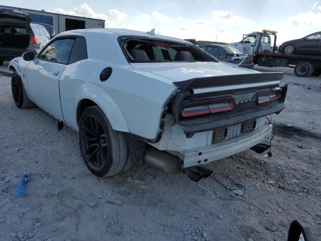 2C3CDZFJ3MH619395 - 2021 DODGE CHALLENGER WHITE photo 3