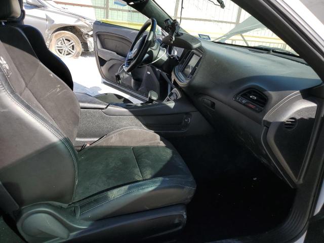 2C3CDZFJ3MH619395 - 2021 DODGE CHALLENGER WHITE photo 5