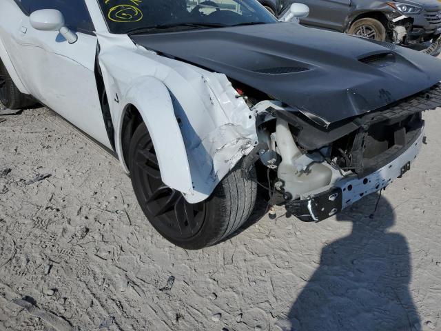 2C3CDZFJ3MH619395 - 2021 DODGE CHALLENGER WHITE photo 9