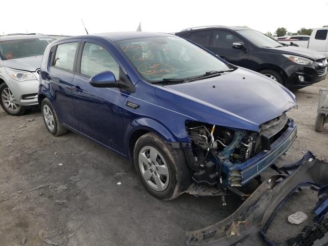 1G1JA6SH2D4230170 - 2013 CHEVROLET SONIC LS BLUE photo 1
