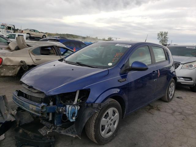1G1JA6SH2D4230170 - 2013 CHEVROLET SONIC LS BLUE photo 2