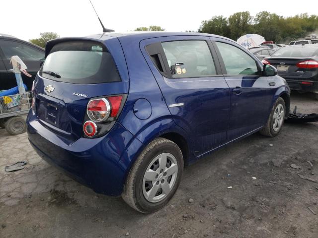 1G1JA6SH2D4230170 - 2013 CHEVROLET SONIC LS BLUE photo 4