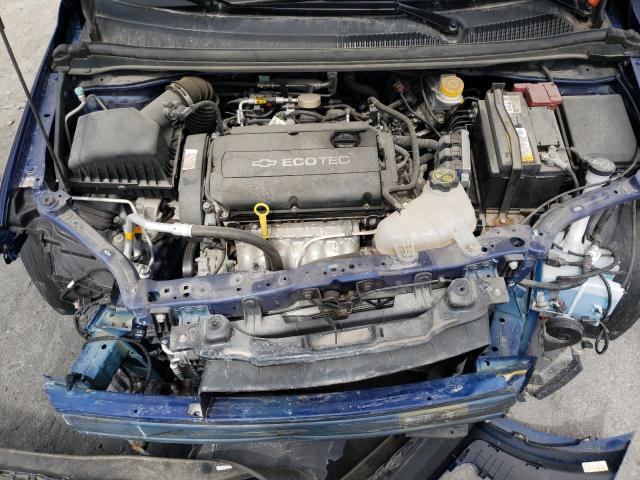 1G1JA6SH2D4230170 - 2013 CHEVROLET SONIC LS BLUE photo 7