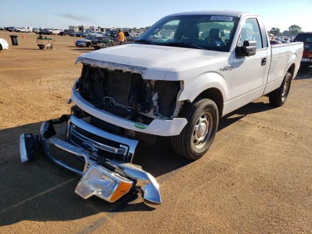 1FTNF1CF2EKD64037 - 2014 FORD F150 WHITE photo 2