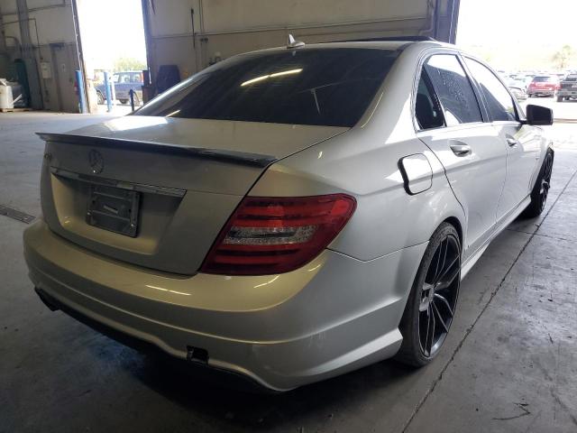 WDDGF4HB1CR195462 - 2012 MERCEDES-BENZ C 250 SILVER photo 4