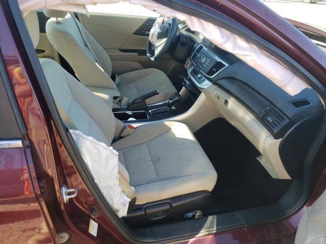 1HGCR2F78EA249992 - 2014 HONDA ACCORD BURGUNDY photo 5