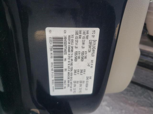 1A8HX58207F540255 - 2007 CHRYSLER ASPEN LIMI Qara foto 10