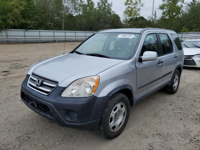 SHSRD78575U300298 - 2005 HONDA CR-V LX GRAY photo 2