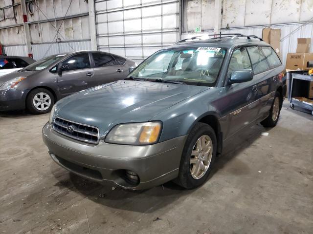 4S3BH686517627654 - 2001 SUBARU LEGACY OUT TWO TONE photo 2