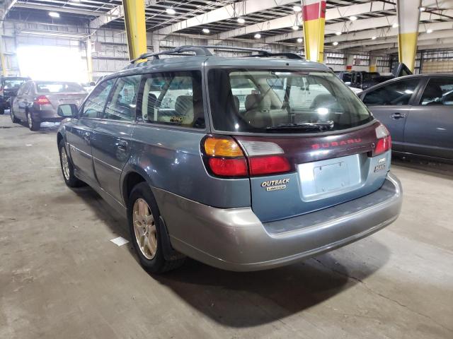 4S3BH686517627654 - 2001 SUBARU LEGACY OUT TWO TONE photo 3