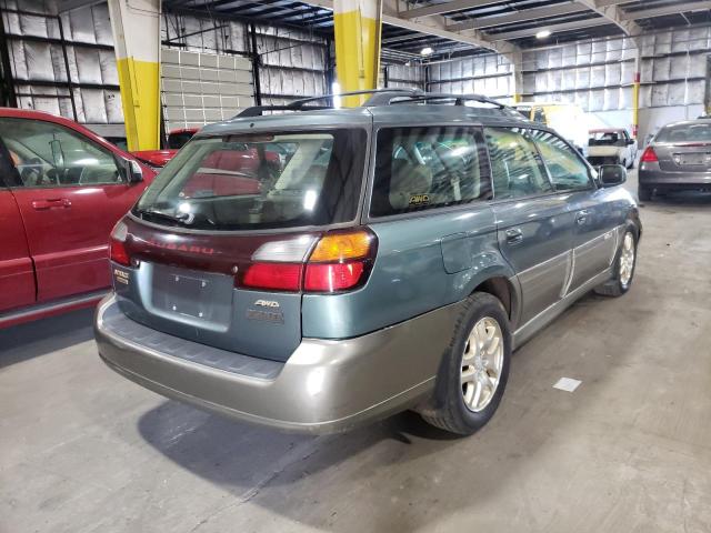 4S3BH686517627654 - 2001 SUBARU LEGACY OUT TWO TONE photo 4