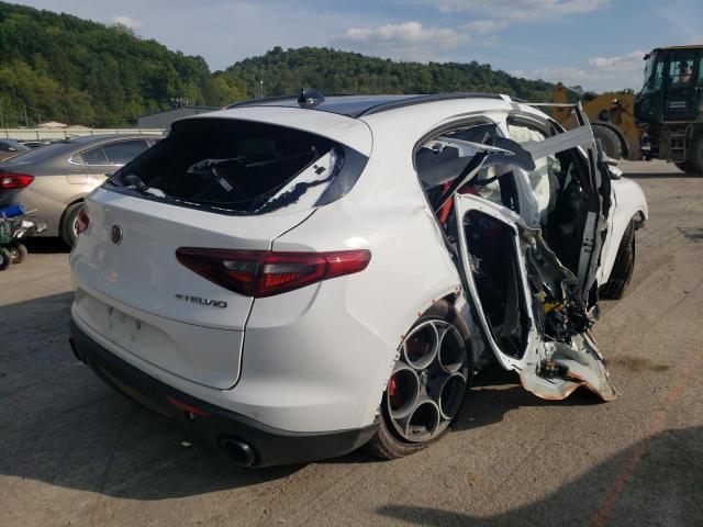 ZASPAKAN5N7D26884 - 2022 ALFA ROMEO STELVIO WHITE photo 4