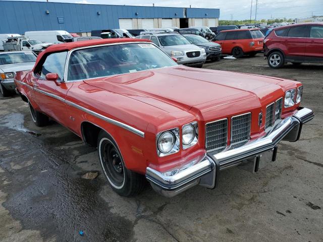3N67T5M271169 - 1975 OLDSMOBILE DELTA 88 R RED photo 1