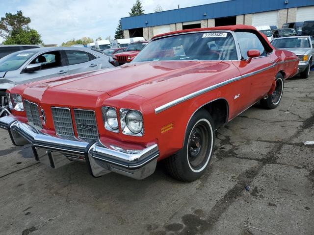 3N67T5M271169 - 1975 OLDSMOBILE DELTA 88 R RED photo 2