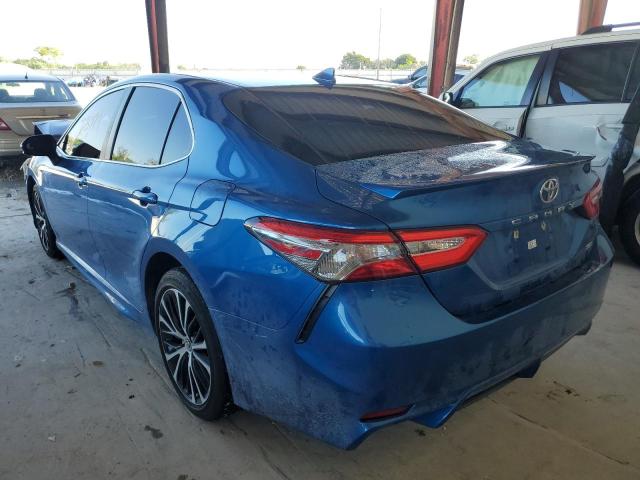 4T1B11HK0KU223647 - 2019 TOYOTA CAMRY L BLUE photo 3