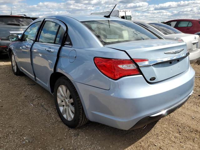 1C3CCBCG8DN598683 - 2013 CHRYSLER 200 LIMITE BLUE photo 3