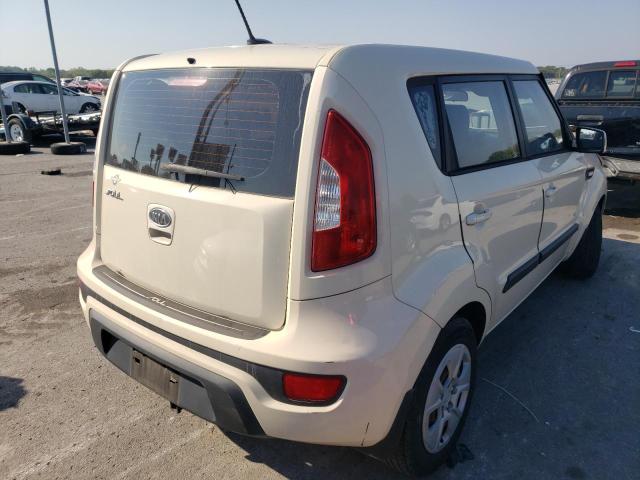 KNDJT2A5XC7445004 - 2012 KIA SOUL CREAM photo 4