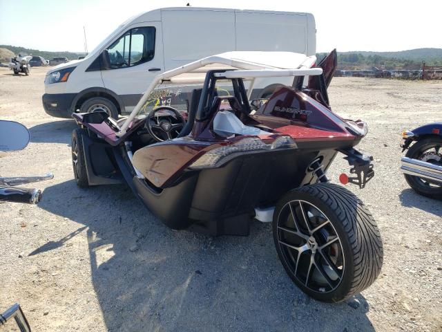 57XAAPFA1H8122722 - 2017 POLARIS SLINGSHOT BURGUNDY photo 3