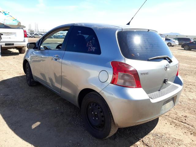 JTDJT923X75059996 - 2007 TOYOTA YARIS GRAY photo 2