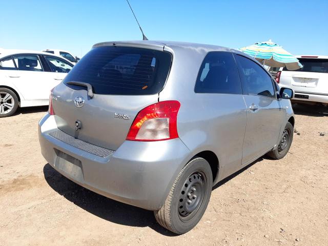 JTDJT923X75059996 - 2007 TOYOTA YARIS GRAY photo 3