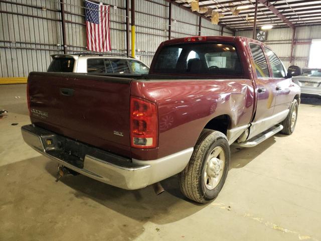 3D7KA28D83G809292 - 2003 DODGE RAM 2500 S Բորդո լուսանկար 4