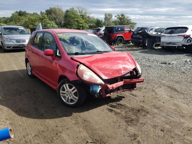 JHMGD37627S049194 - 2007 HONDA FIT S 勃艮第红 照片 1