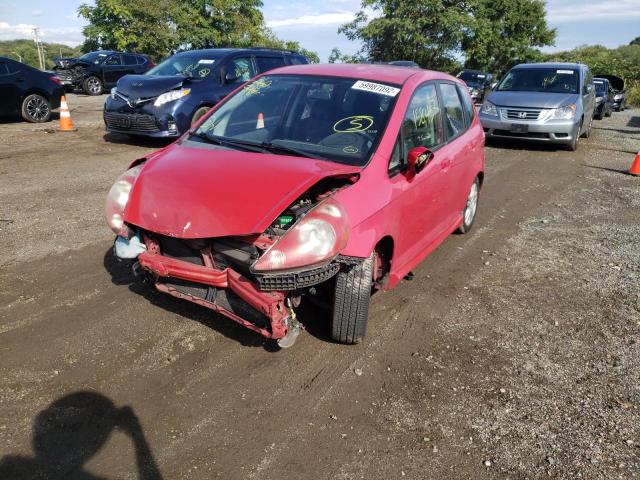 JHMGD37627S049194 - 2007 HONDA FIT S 勃艮第红 照片 2