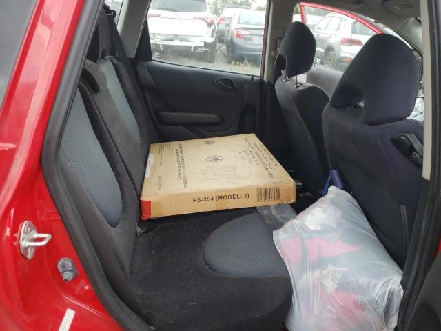 JHMGD37627S049194 - 2007 HONDA FIT S 勃艮第红 照片 6