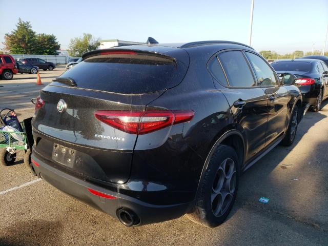 ZASPAKAN8N7D32033 - 2022 ALFA ROMEO STELVIO BLACK photo 4