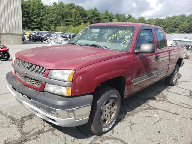 2GCEK19V741256571 - 2004 CHEVROLET SILVERADO RED photo 2