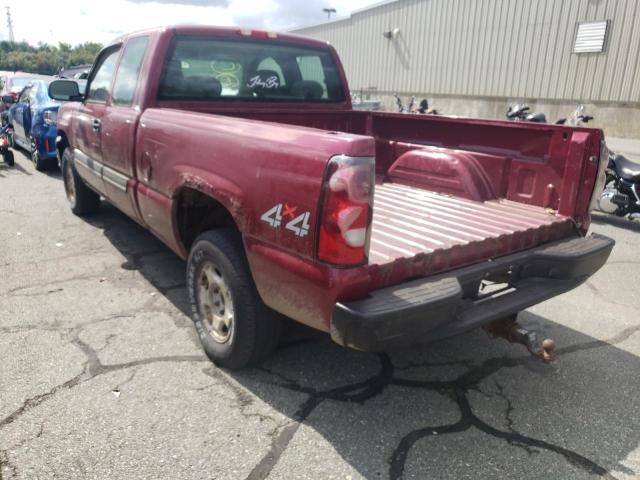 2GCEK19V741256571 - 2004 CHEVROLET SILVERADO RED photo 3