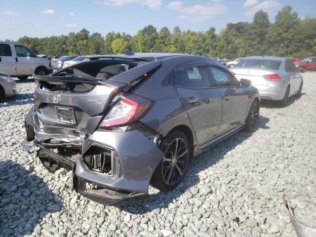 SHHFK7H49MU221817 - 2021 HONDA CIVIC SPOR CHARCOAL photo 4