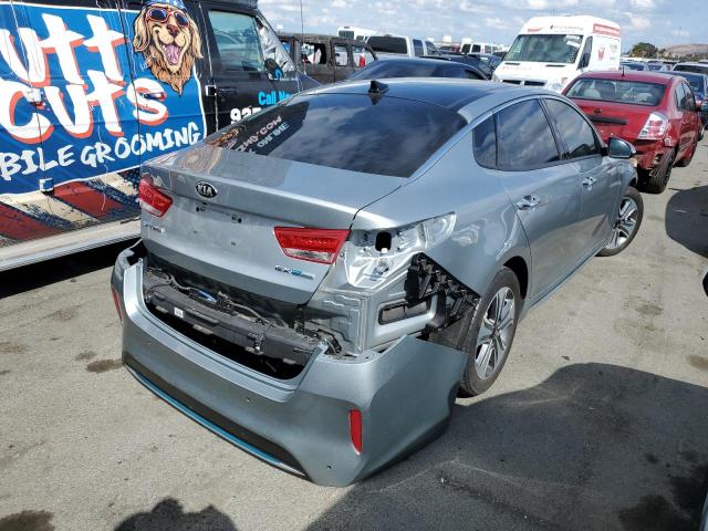 KNAGV4LD1H5009162 - 2017 KIA OPTIMA PLU SILVER photo 4