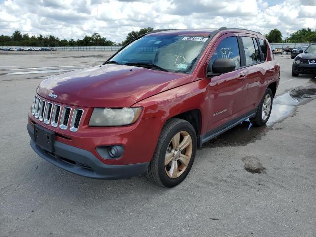 1C4NJCBA7ED690808 - 2014 JEEP COMPASS SP RED photo 2