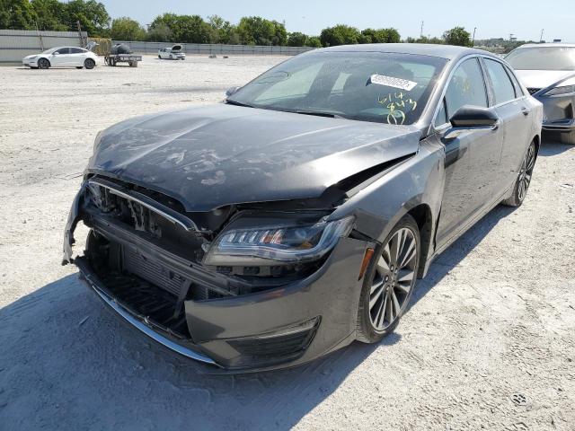 3LN6L5E92JR614843 - 2018 LINCOLN MKZ RESERV CHARCOAL photo 2