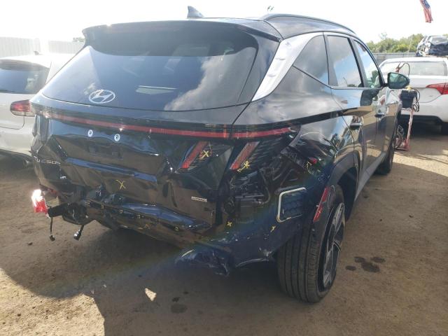 5NMJCCAE4NH061849 - 2022 HYUNDAI TUCSON SEL BLACK photo 4